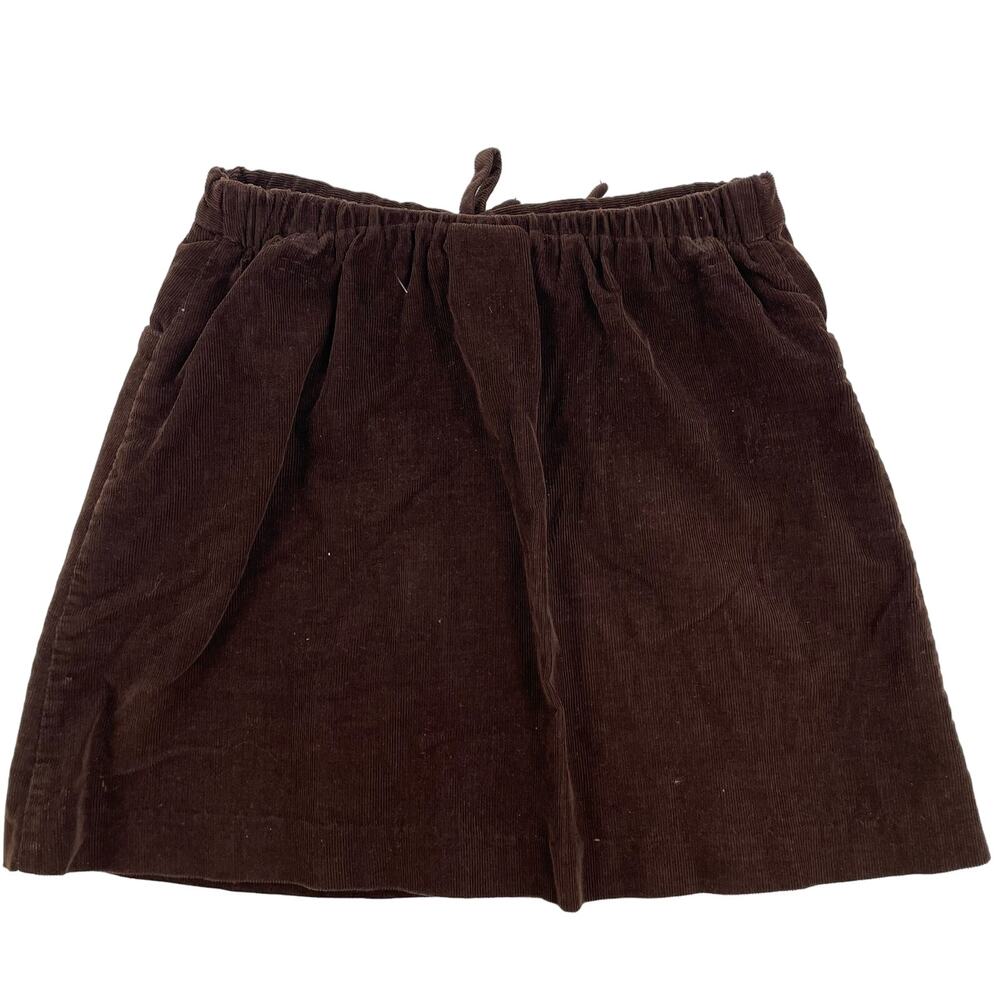bella bliss Brown Corduroy Girls Skirt